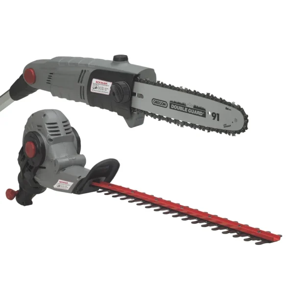 Eckman 2-In-1 Hedge Trimmer & Chainsaw