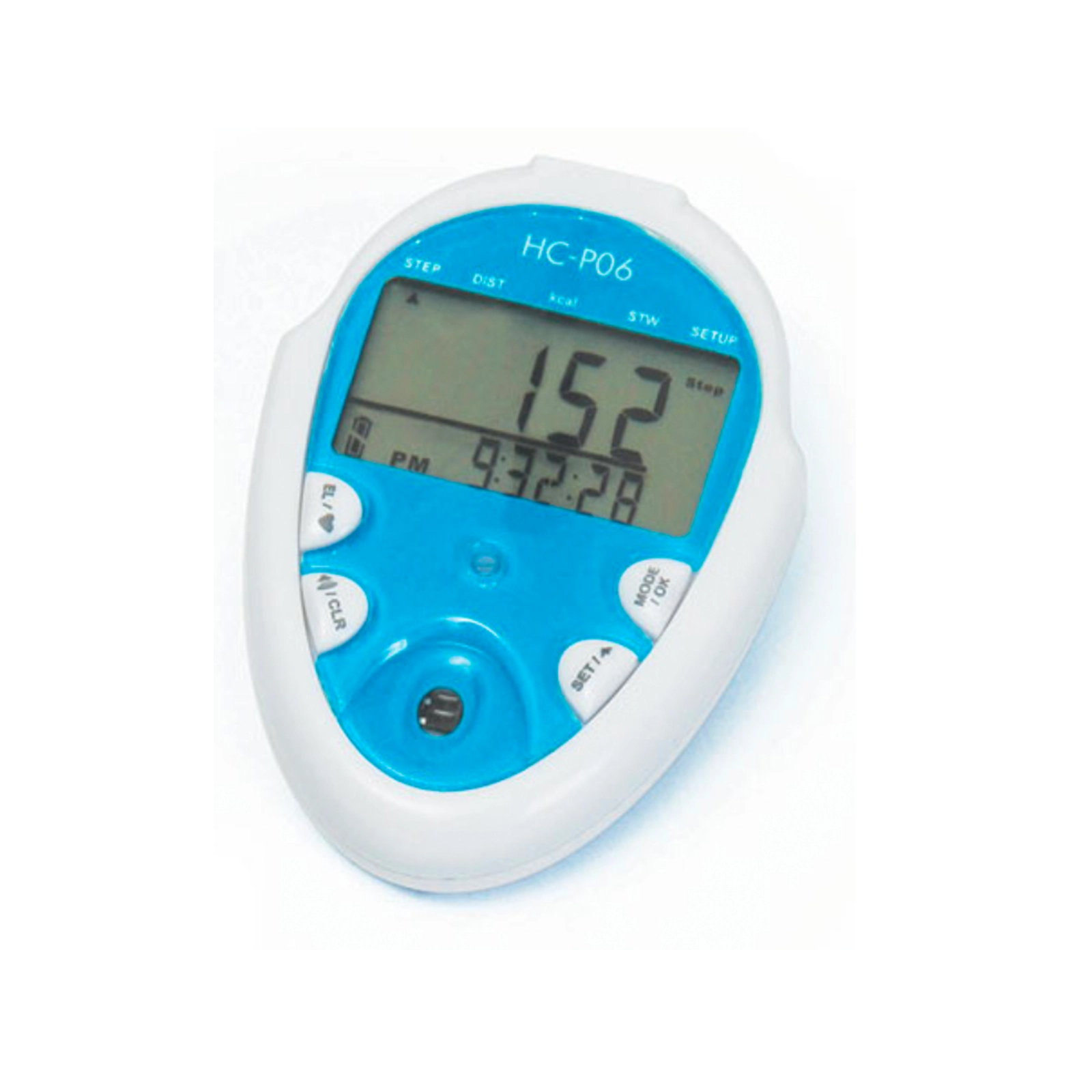 Talking Pedometer with Pulse Rate Measurement