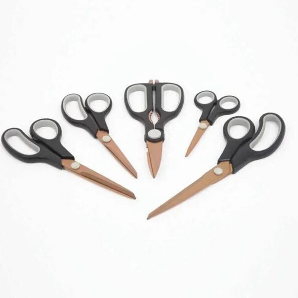 5 Piece Titanium Scissors Set