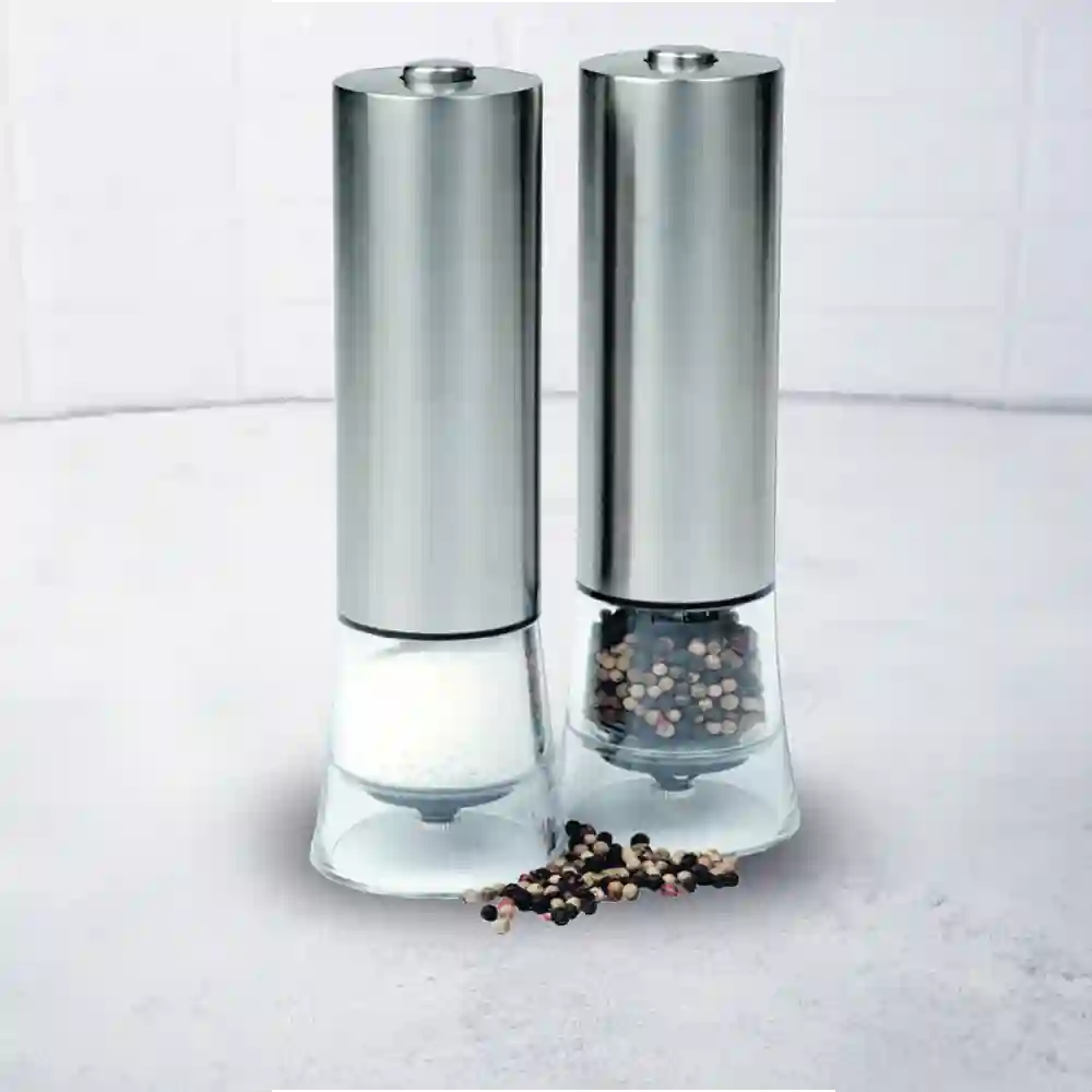 Stainless Steel Electronic Salt & Pepper Mills