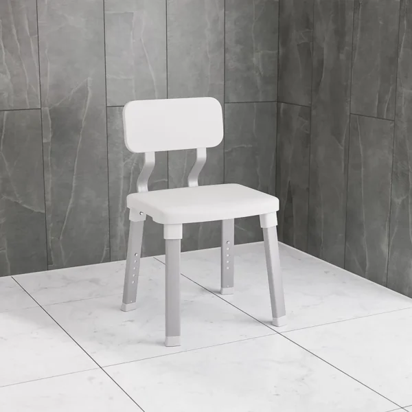 Bathroom Chair with Back Support - Image 3
