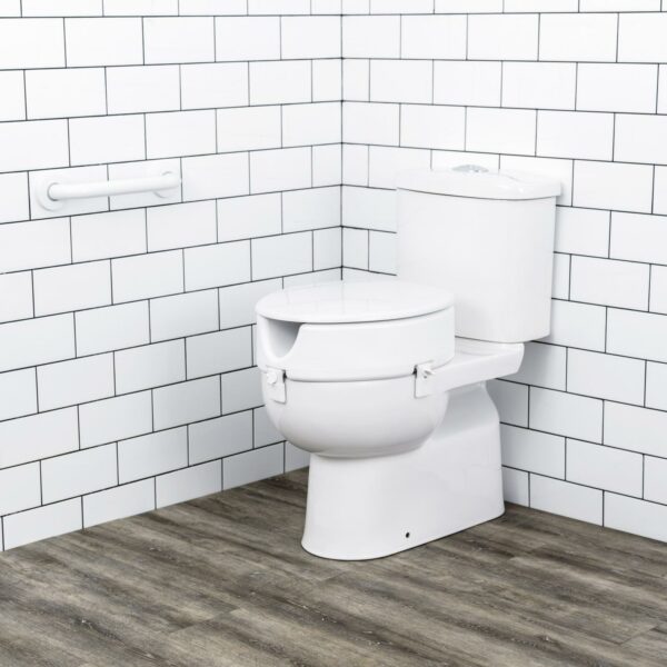 Raised Toilet Seat with Lid